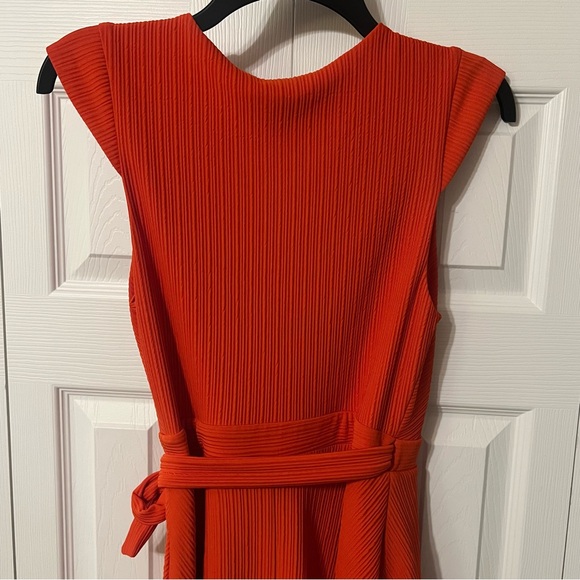 Hutch Anthropologie Orange Wrap Dress Size XS - Picture 6 of 11